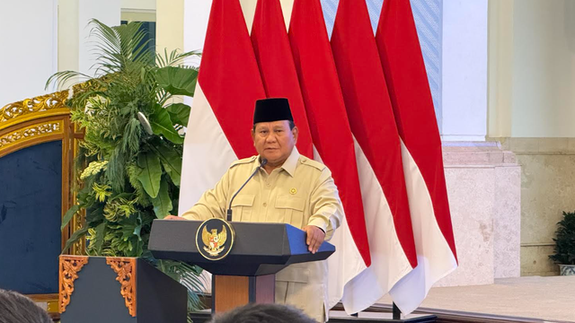 Prabowo Beri Sambutan di Depan Para Atlet RI yang Bertarung di SEA Games-33