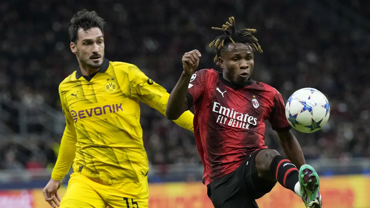 Hasil AC Milan vs Borussia Dortmund di Liga Champions