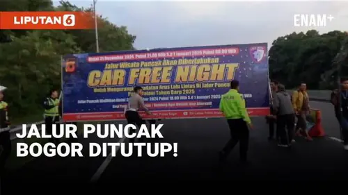 VIDEO: Penutupan Jalur Puncak Bogor Jelang Tahun Baru 2025