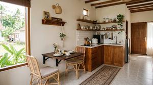 8 Ide Dapur Kecil dengan Meja Makan Lipat, Cocok Buat Rumah Minimalis