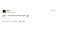 6 Cuitan Netizen Tetap Bekerja di Hari Libur Natal Ini Bikin Senyum Tipis
