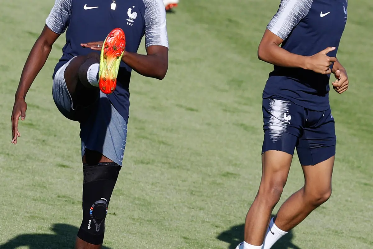 Intip Latihan Mbappe Cs Jelang Hadapi Argentina di 16 Besar Piala Dunia 2018