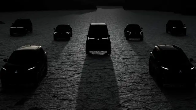 Gambar Teaser Jajaran Masa Depan Mitsubishi Amerika Utara