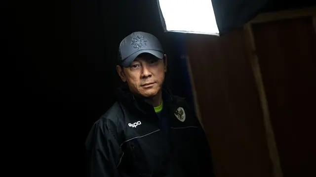 Pelatih Timnas Indonesia, Shin Tae-yong. (c) Bola.net/Bagaskara Lazuardi