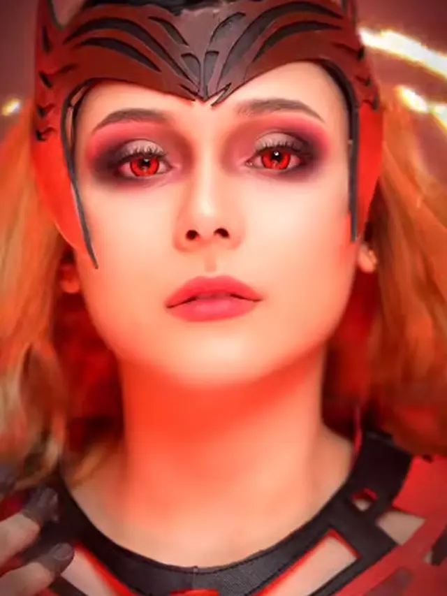 6 Potret Greta Iren Dandan Bak Scarlet Witch, Mirip Banget