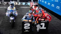 Marc Marquez dan Alex Marquez mendominasi sprint race MotoGP Argentina 2025.