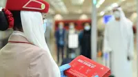 Emirates mulai melayani penerbangan ke sembilan destinasi pada 21 Mei 2020. (dok. Instagram @emirates/https://www.instagram.com/p/CAp8r_EprGS/Dinny Mutiah)