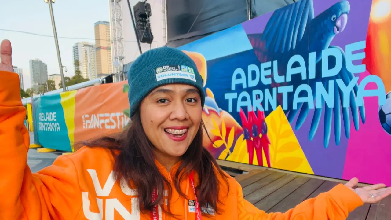 Vidyah Payapo, relawan asal Indonesia di Piala Dunia Sepak Bola Wanita 2023
