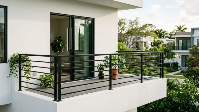 Dinding Balkon Rumah Minimalis (Foto: Gemini AI)