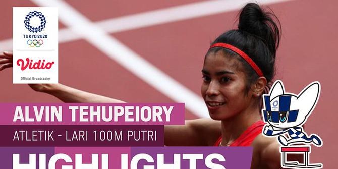 VIDEO: Alvin Tehupeiory Gagal Melangkah ke Babak Semifinal 100 Meter Putri Olimpiade Tokyo 2020