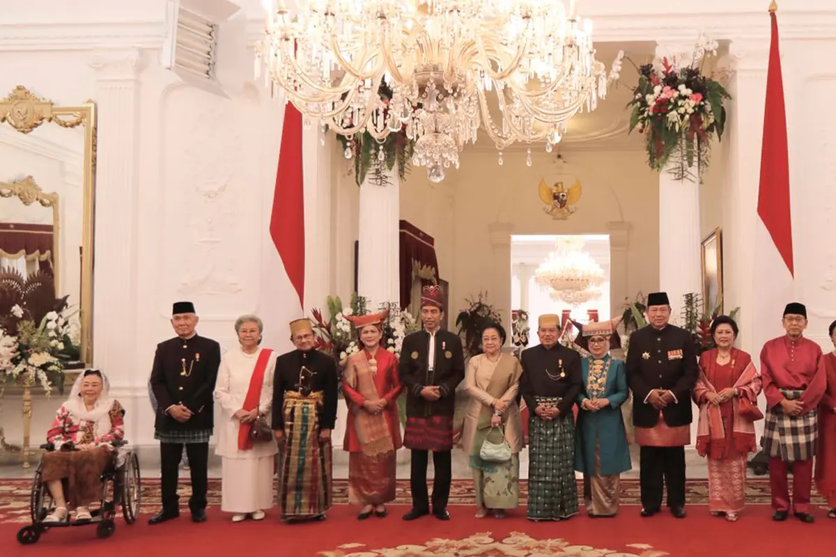 PHOTO: Momen Keakraban Presiden Jokowi, Megawati dan SBY