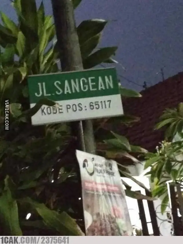 nama jalan nyeleneh
