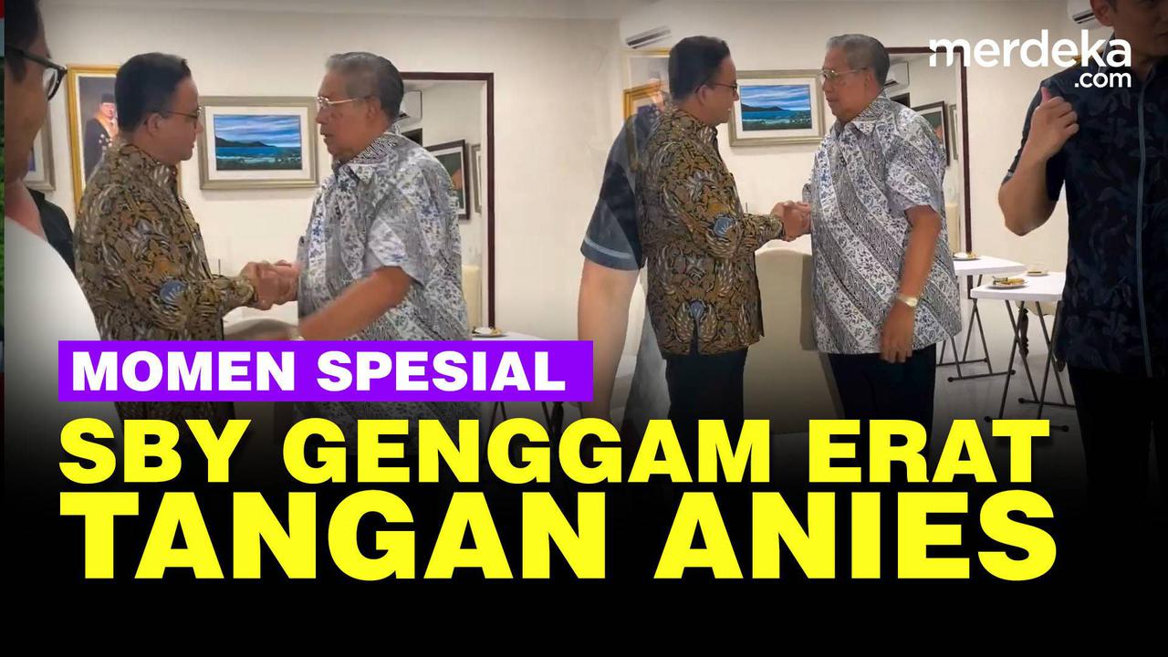 VIDEO: Momen SBY Genggam Erat Tangan Anies Baswedan Sebelum Pisah