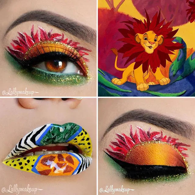 7 Potret Makeup Bibir dan Mata yang Terinspirasi Karakter Disney