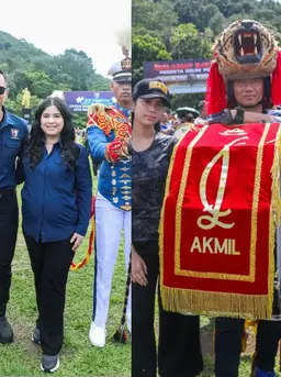 Intip bagaimana penampilan Annisa Pohan saat dampingi AHY reuni di Magelang saat hamil di usia 44 tahun (@agusyudhoyono)