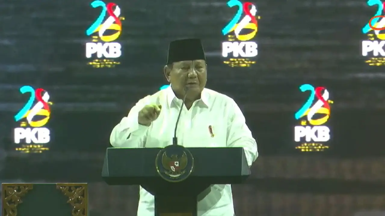 Prabowo di Harlah PKB