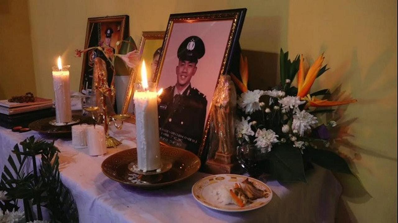 Foto mendiang Bripda Iganitius Dwi Frisco Sirage atau Bripda IDF (foto: Aceng Mukaram/Liputan6.com).
