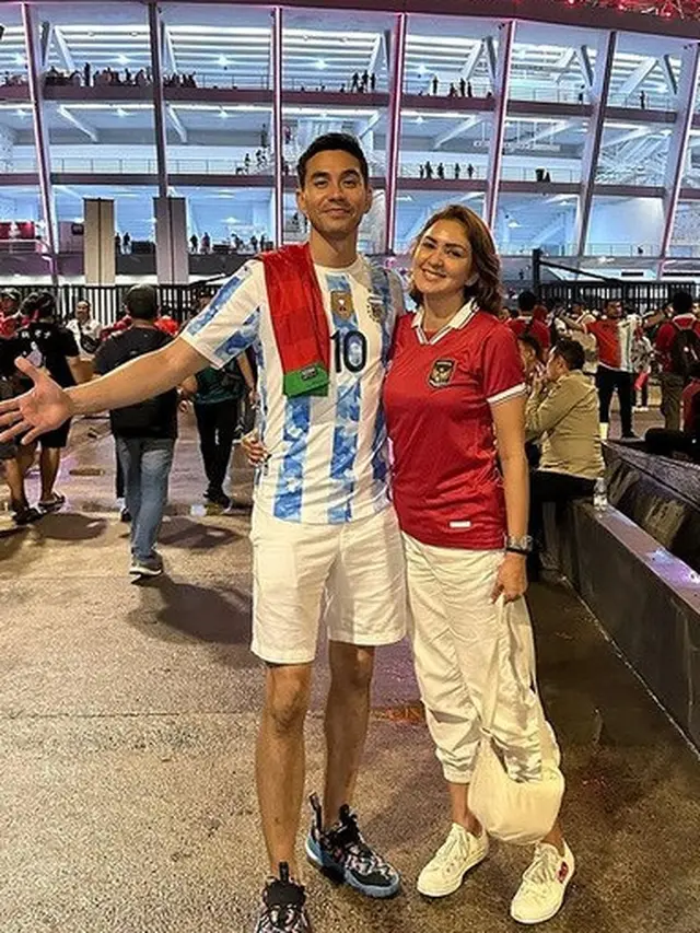 Artis Nonton Langsung Pertandingan Indonesia VS Argentina di GBK, Ada Kaesang sampai Rafatar