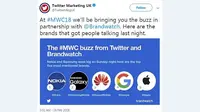 Nokia berhasil menyita banyak perhatian di acara pameran industri mobile, Mobile World Congress (MWC) 2018 (Foto: Twitter Marketing UK)