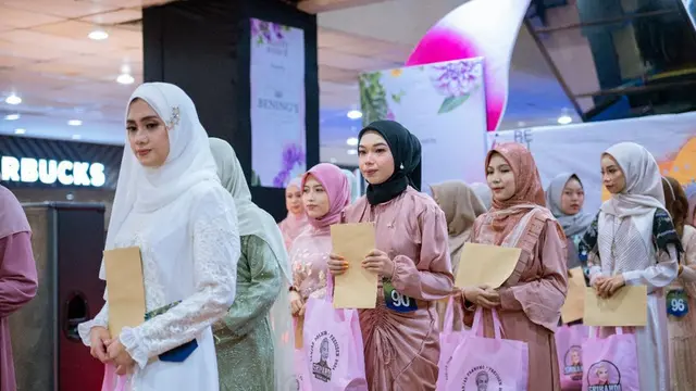 Srikandi Ganjar Kaltim kembali menggelar kegiatan positif untuk milenial yaitu Muslimah Fashion Show (Istimewa)