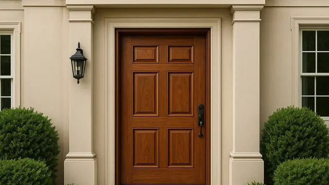 Model Pintu Rumah yang Bikin Tamu Terpukau /Ilustrasi gambar oleh AI