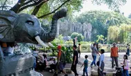 Suasana Taman Margasatwa Ragunan pada Jumat, 27 Desember 2024. (dok. Biro Komunikasi Publik Kemenpar)