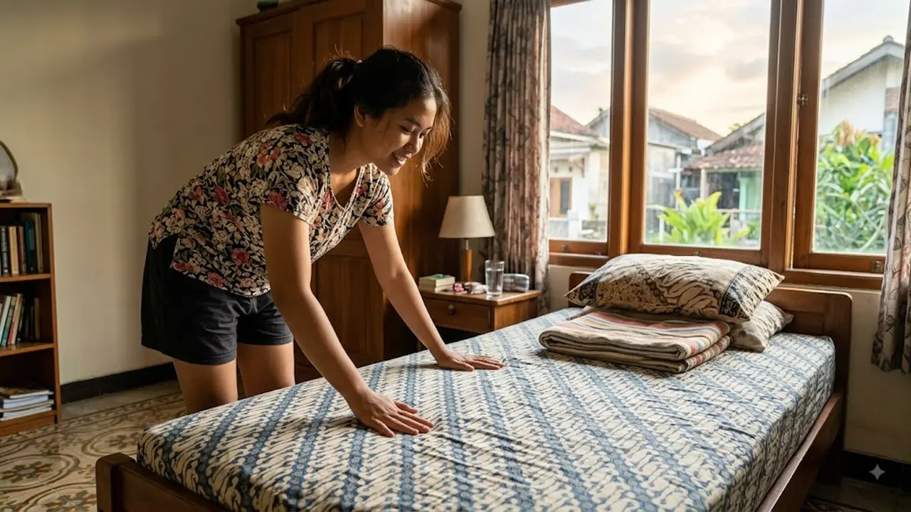 Kebiasaan Orang yang Merapikan Tempat Tidur Pagi Hari