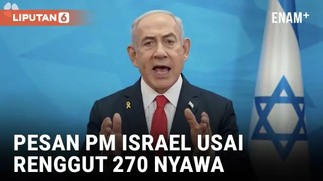 VIDEO: Pesan PM Israel Setelah Tewaskan 270 Warga Lebanon dalam Serangan Udara