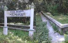Makam Datuk Dubalang Sakti panjangnya sampai 10 meter
