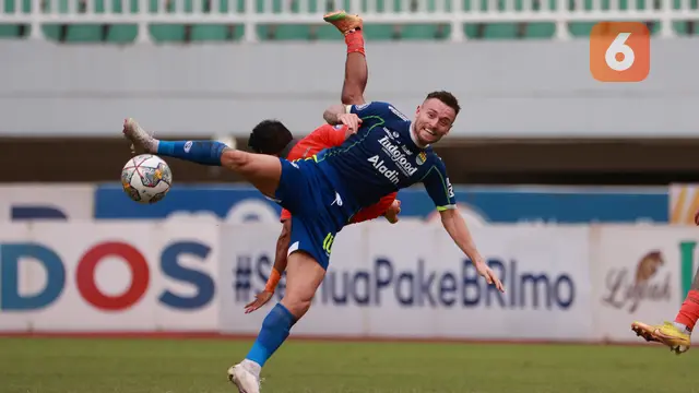 Foto: David da Silva Cetak Gol Tunggal ke Gawang Borneo FC, Persib Belum Terkalahkan Bersama Luis Milla di BRI Liga 1
