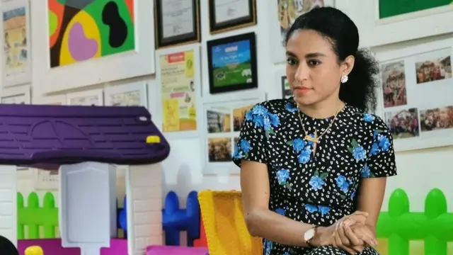 Olvah Alhamid menemui Kak Seto di kediamannya di kawasan Cirendeu, Tangerang Selatan, Rabu (9/12/2020)