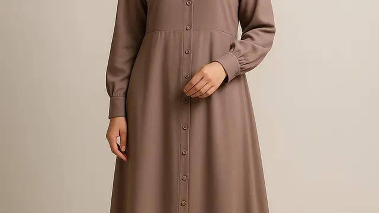 10 Model Gamis Wanita Sederhana yang Syari Tapi Tetap Elegan, Cocok untuk yang Aktif di 2025