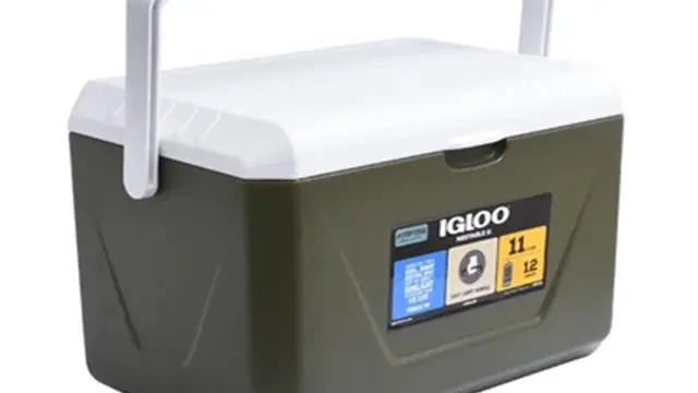 3. Igloo 11 Ltr Cooler Box Nestable - Hijau