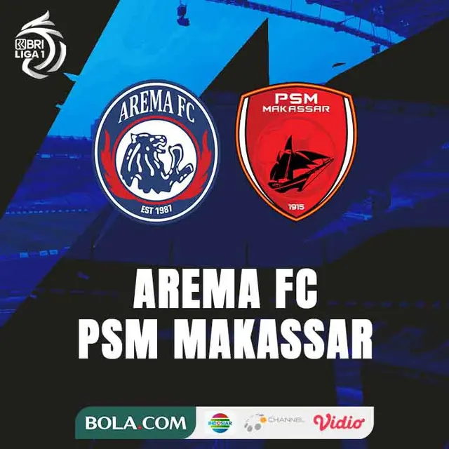 Jadwal dan Prediksi Arema FC vs PSM Makassar di BRI Liga 1 - Citizen6