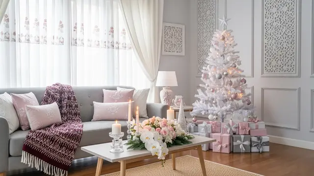 14 Palet Warna Natal Selain Merah–Hijau, Bikin Rumah Super Fresh dan Tampil Beda