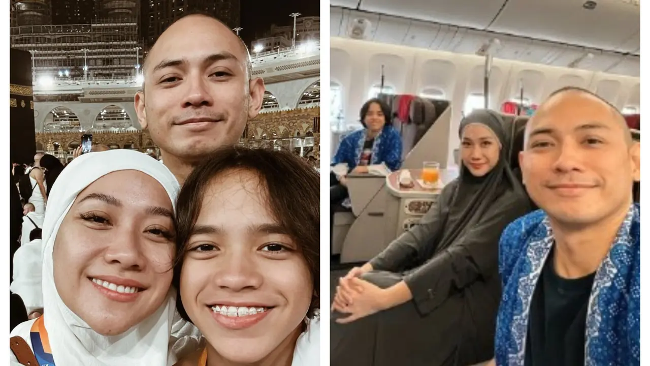 Potret Bunga Citra Lestari, Noah Sinclair dan Tiko Aryawardhana Jalani Umroh