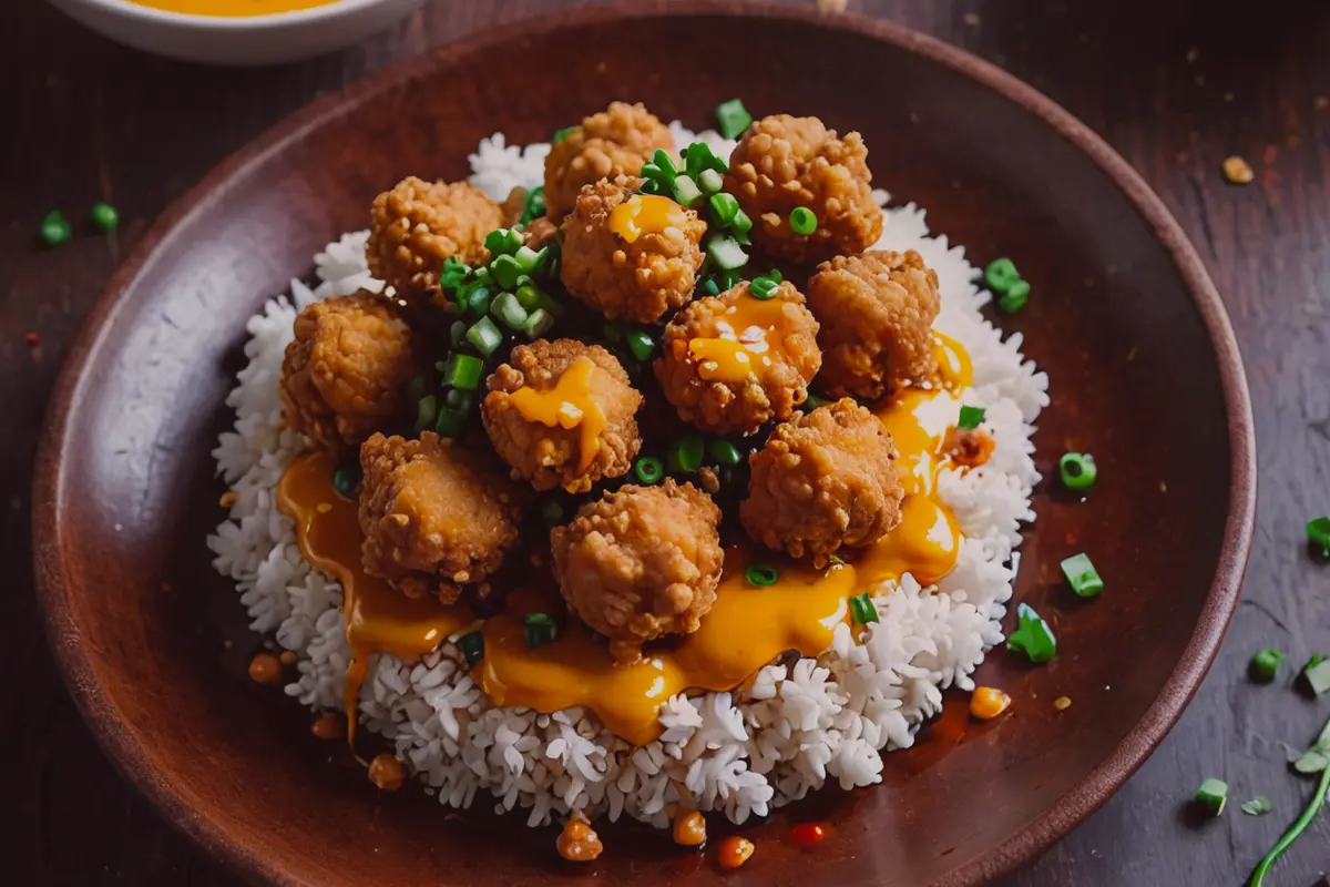 illustrasi ayam salted egg