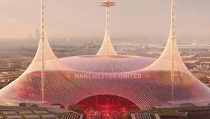 Desain calon stadion baru Manchester United. (Bola.com/X&nbsp;Manchester United)