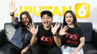 Pemain Film KKN di Desa Penari, Calvin Jeremy, Adinda Thomas dan Tissa Biani (Liputan6.com/Helmi Fithriansyah)