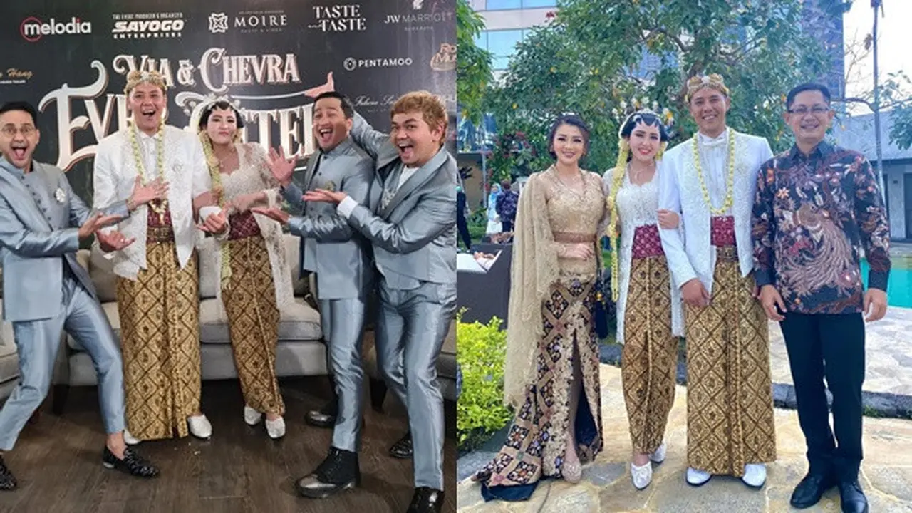 6 Potret Artis di Pernikahan Via Vallen, Gayanya Curi Perhatian