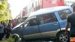 Citizen6, Lampung: Sebuah mobil jenis panther hancur setelah ditabrak kereta api jurusan Palembang - Bandar Lampung, kejadian terjadi di perlintasan Kereta Api desa Negara Ratu, Kecamatan Sungkai Utara, Lampung Utara, (21/5). (Pengirim: Feaby Handana)