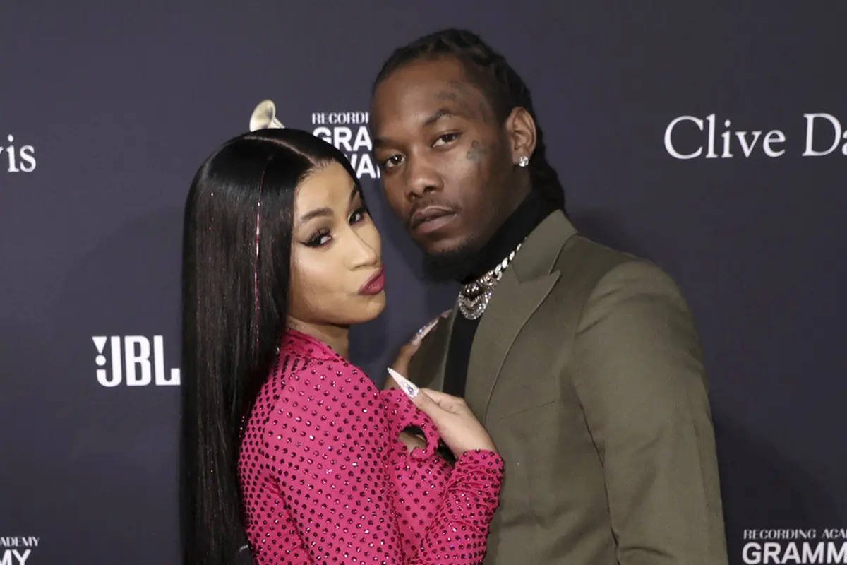 Cardi B dan Offsett. (Mark Von Holden/Invision/AP, File)
