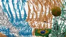 Kota Rio de Janero sengaja mempercantik dirinya menjelang Piala Dunia yang akan berlangsung di Brazil, kota Rio de Janeiro, Jumat (9/5/2014) (AFP PHOTO / Vanderlei Almeida).