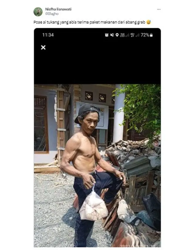 6 Gaya Nyeleneh Bapak-Bapak Berpose Terima Paket Ini Bikin Ngakak