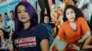 Aktris Nirina Zubir dalam film Get Married 5 ini berperan sebagai Mae yang memiliki suami ganteng dan sukses yang sangat mencintainya, ditemui dalam press screnning film GET MARRIED 5 di Epicentrum XXI, Selasa (28/07). (Liputan6.com/Panji Diksana)