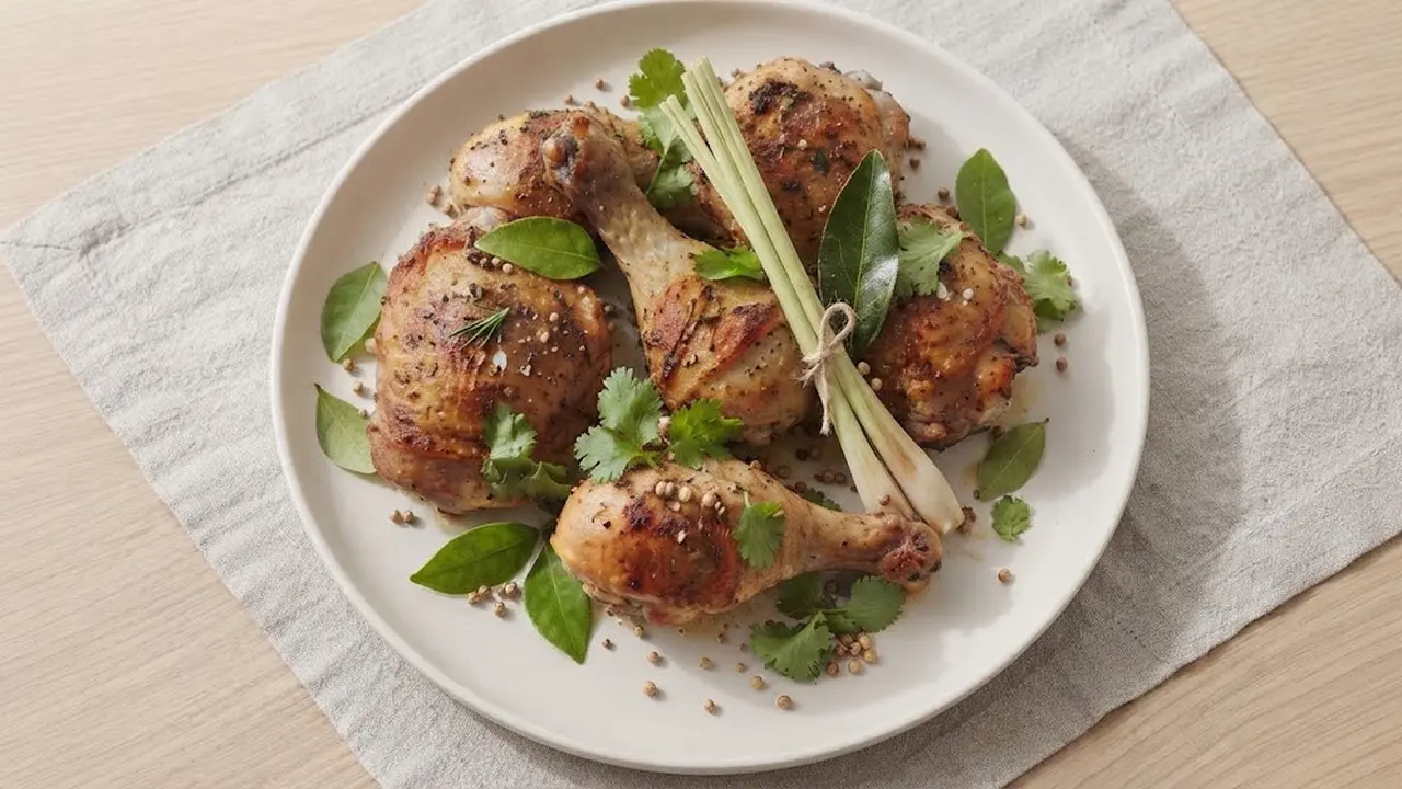 Resep ayam goreng bumbu sayur asem