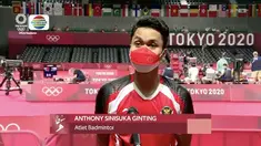 Berita Video, Erick Thohir Berikan Dukungan untuk Anthony Sinisuka Ginting di Laga Semifinal Olimpiade Tokyo 2020