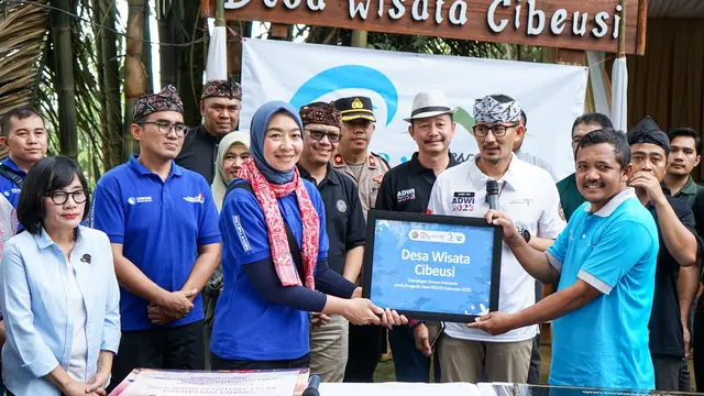 Sandiaga Uno di desa wisata (Istimewa)