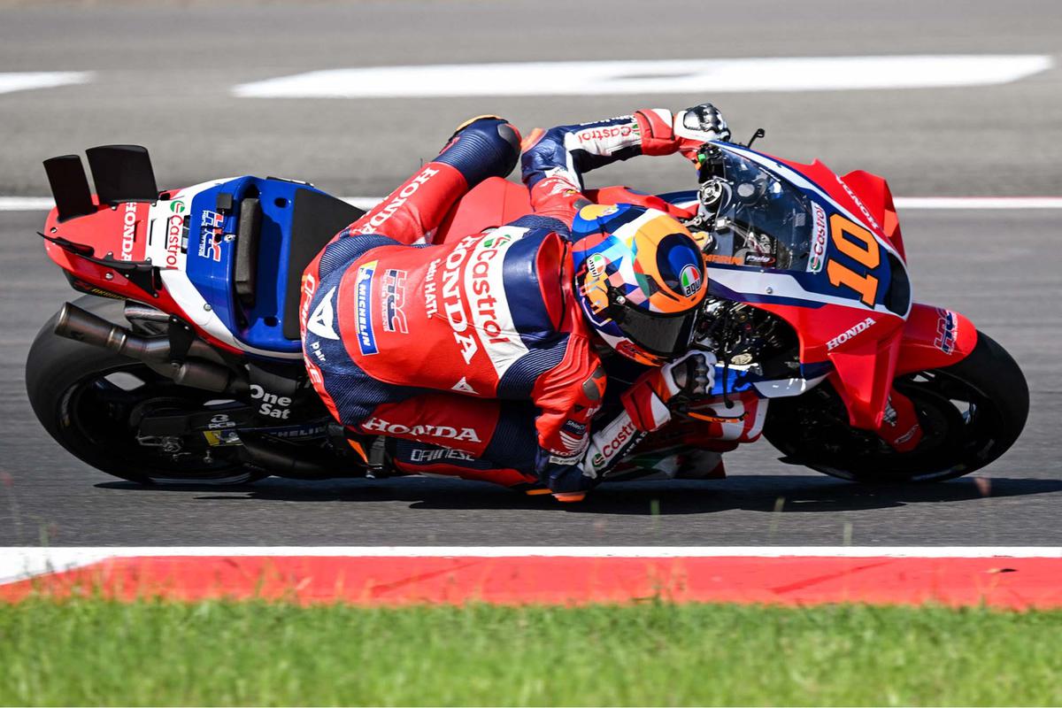 FOTO: Luca Marini Tercepat di Latihan Bebas MotoGP Mandalika, Marquez Masih Dibayangi Rekor