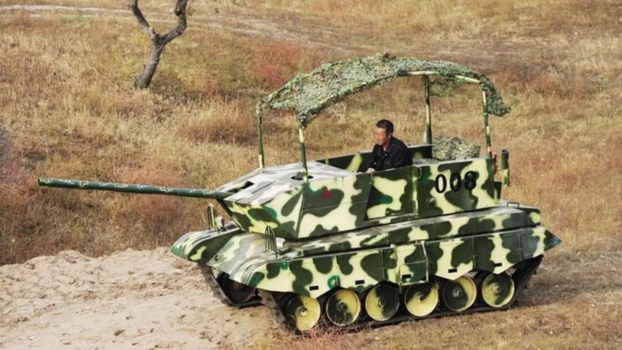 Wujudkan Impian Masa Kecil, Petani di China Bikin Tank